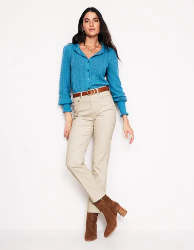 Jean slim en velours côtelé à 5 poches-Magnolia - Boden - Modalova
