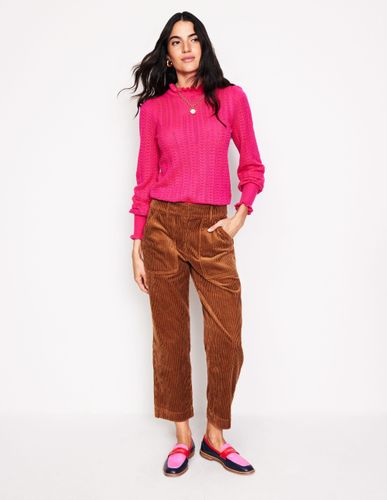 Pantalon cargo fuselé en velours côtelé-Camel - Boden - Modalova