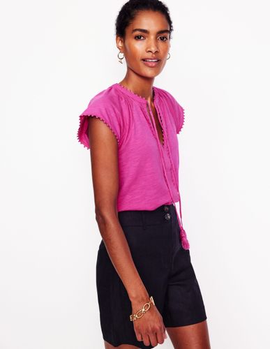Top Millie à pompons-Rose violet - Boden - Modalova