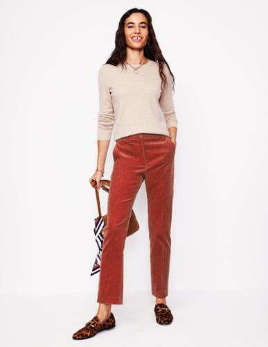 Pantalon Kew en velours côtelé-Rouille - Boden - Modalova