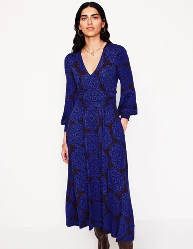 Robe longue Daphne en jersey-, Cascade Mosaïque - Boden - Modalova