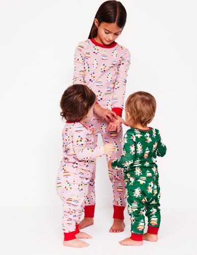 Pyjama long douillet-Sapins vintage - Boden - Modalova