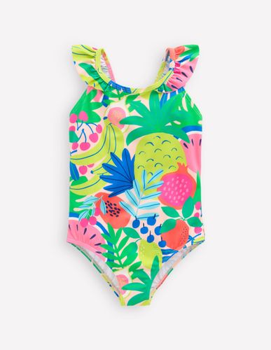 Maillot de bain Hallie à bretelles volantées-Fruit tropical multi - Boden - Modalova