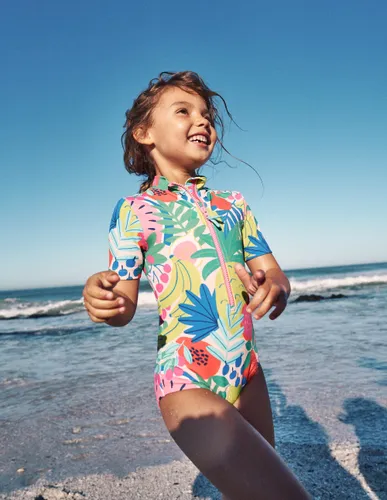 Maillot de bain à manches courtes-Fruit tropical multi - Boden - Modalova