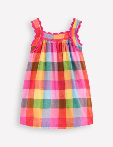 Robe d'été trapèze Maribel à bretelles-Carreaux vichy multi - Boden - Modalova