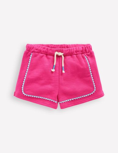 Short en jersey à pompons-Rose Framboise - Boden - Modalova