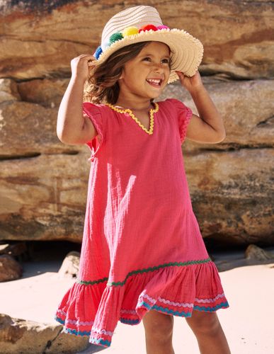 Robe de plage Emmy tissée-Rose Framboise - Boden - Modalova