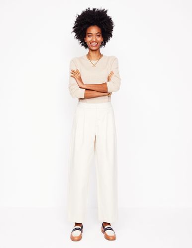 Pantalon Bloomsbury en coton-Blanc cassé - Boden - Modalova
