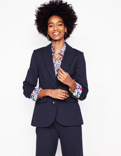 Blazer Marylebone en point de Rome- Marine, Petits Pois - Boden - Modalova