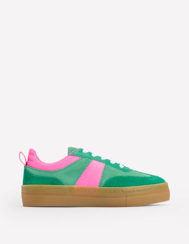 Erin Plateau-Tennisschuhe-Sattes Smaragdgrün/Festivalrosa - Boden - Modalova