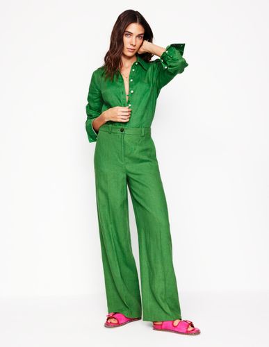 Pantalon Westbourne en lin- paradis - Boden - Modalova