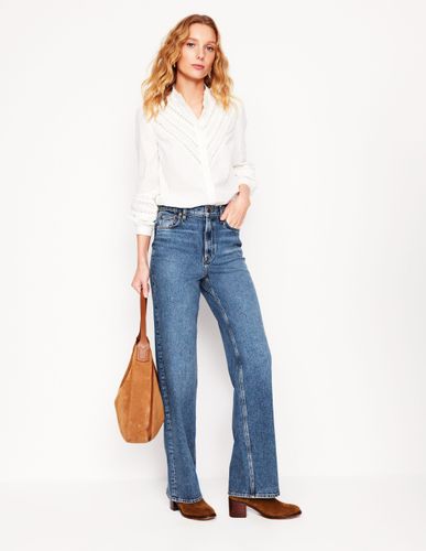 Jean droit taille haute-Beatnik Red - Boden - Modalova