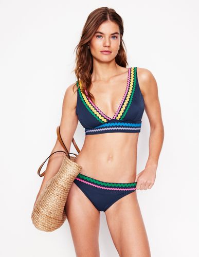 Bas de bikini Porto-Zigzag marine - Boden - Modalova