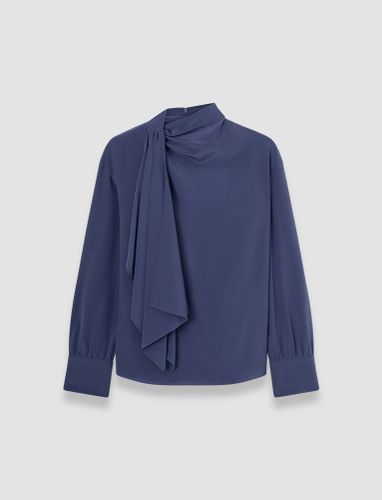 Juliana Crepe de Chine Knot Silk Blouse - 32 - Joseph - Modalova