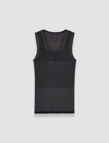 Bi-Colour Rib Tank Top - L - Joseph - Modalova