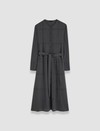 Silk Crepe de Soie Helene Dress - Regular / 34 - Joseph - Modalova