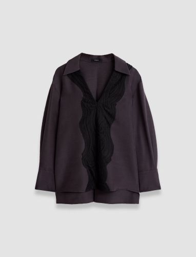 Madrid Evening Silk Blend Lace Blouse - 34 - Joseph - Modalova
