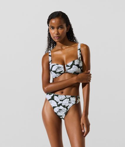 Bas De Bikini De Bain Imprimé Éventails, , -, Taille: M - Karl Lagerfeld - Modalova
