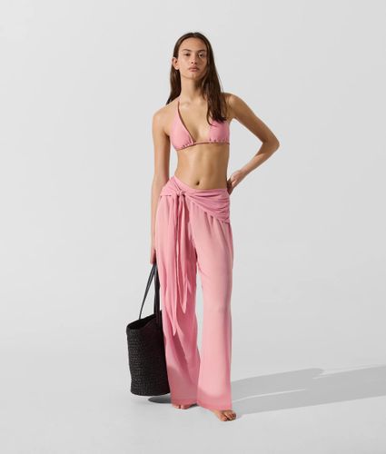Pantalon De Plage À Taille Nouée, , , Taille: S - Karl Lagerfeld - Modalova