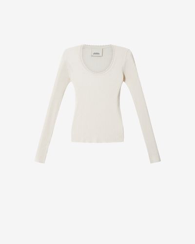 Pull Selenie En Soie - Écru - Taille36 - Isabel Marant - Modalova