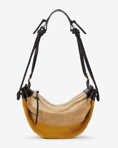 Sac Maia Medium En Cuir Velours - Isabel Marant - Modalova