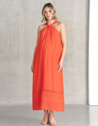 Robe de maternité élégante avec une encolure dos-nu - Seraphine - Modalova