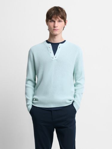 Pull col tunisien en coton bio - Devred - Modalova