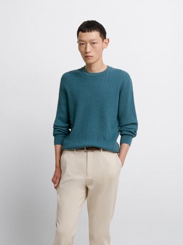Pull col rond en maille torsadée - Devred - Modalova