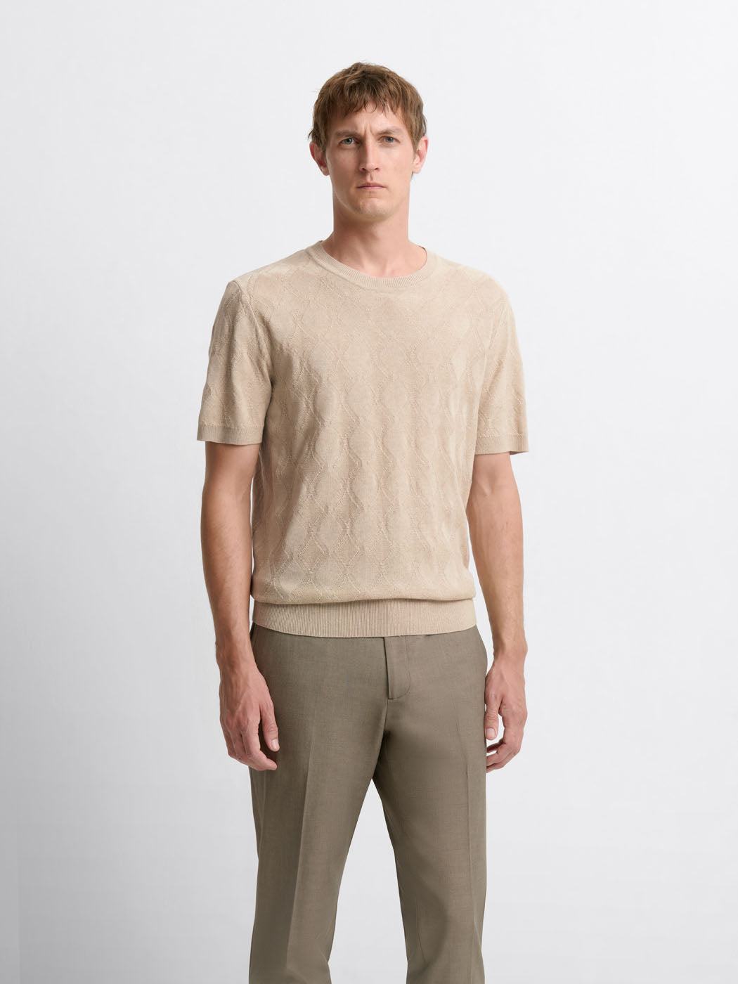 Pull col rond en coton-lin - Devred - Modalova