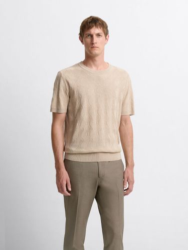 Pull col rond en coton-lin - Devred - Modalova