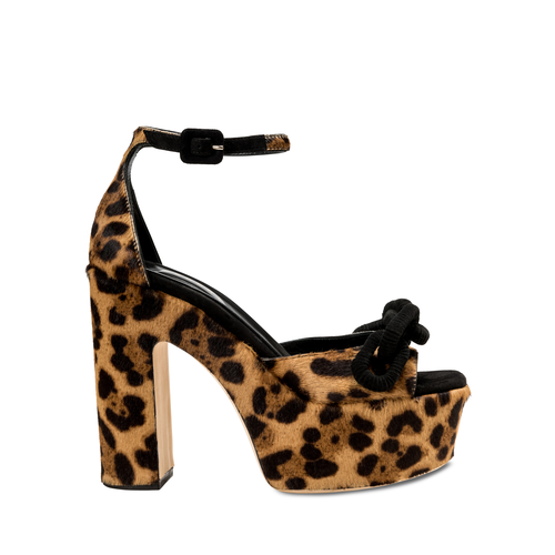 Catena Leopard Platform Ankle Sandal - Serena Uziyel - Modalova