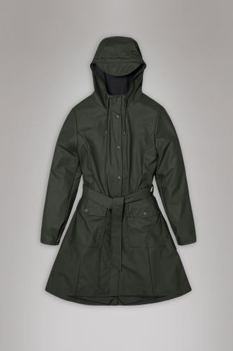 Rains Curve Long Jacket - Green - Rains - Modalova