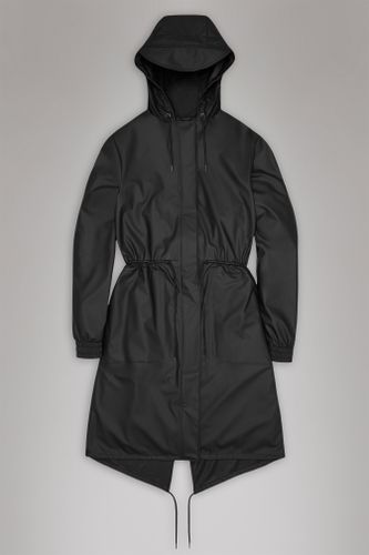 Rains String W Parka - Black - Rains - Modalova