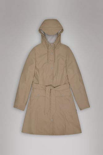 Rains Curve Long Jacket - Beige - Rains - Modalova