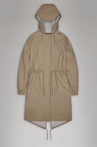 Rains String W Parka - Beige - Rains - Modalova