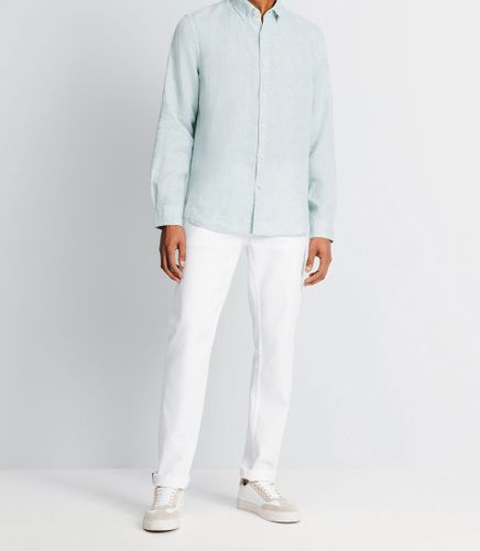 Chemise casual en lin clair - IZAC - Modalova