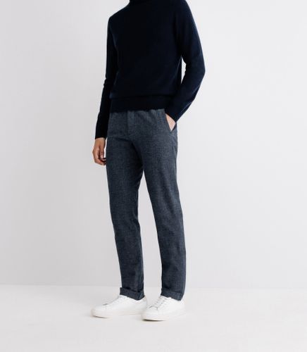 Pull col roulé 100% cachemire marine - IZAC - Modalova