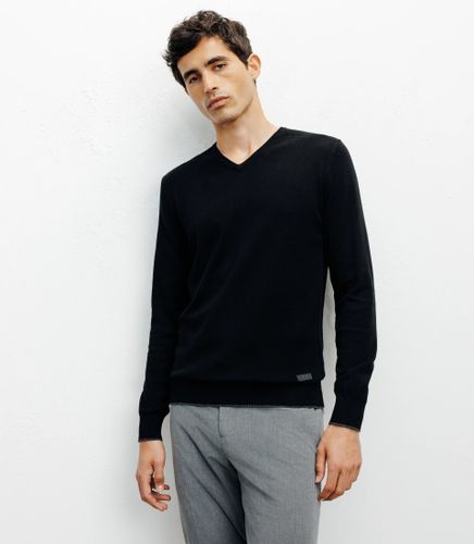 IZAC - Pull col v noir - IZAC - Modalova