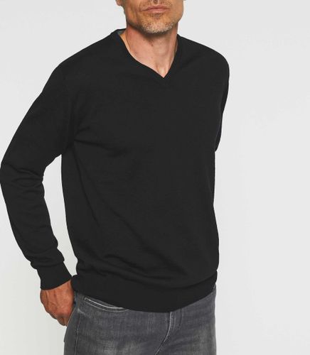Pull col V en laine BASTIANO - IZAC - Modalova