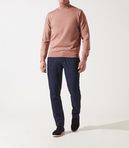 Pull col roulé 100% mérinos - IZAC - Modalova