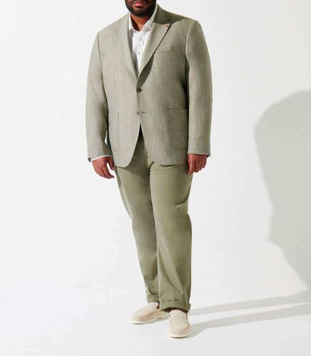 Veste kaki et beige à coudières ALCHIMIEBT - IZAC - Modalova
