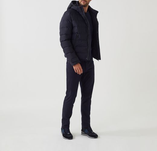 Blouson matelassé marine ''Florent'' - IZAC - Modalova