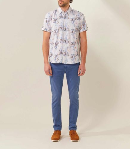 Chemise casual ciel ''Tako'' - IZAC - Modalova