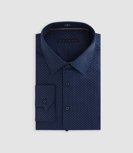 Chemise à imprimé micro motif Dixon" 1 - " - IZAC - Modalova