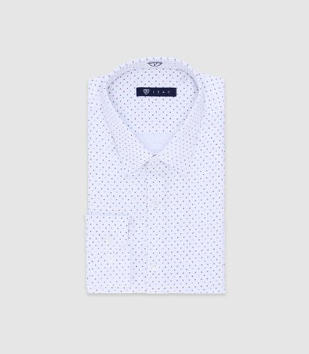 Chemise avec motifs blanche 5 - IZAC - Modalova