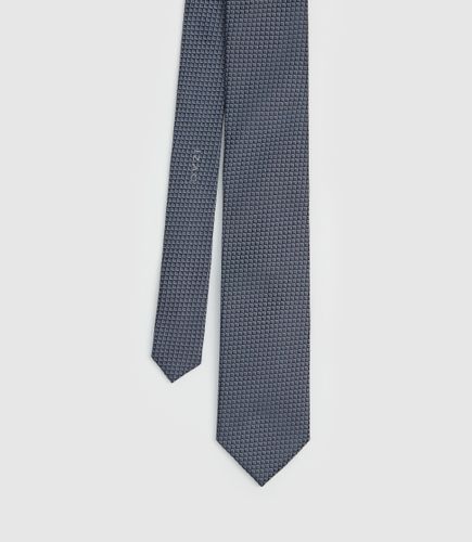 Cravate en soie anthracite ''baldwin'' - IZAC - Modalova