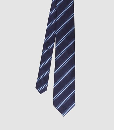 Cravate basique 7cm en soie TRISTAN TU - IZAC - Modalova