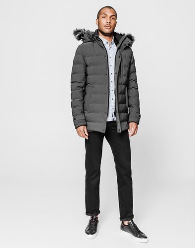 IZAC - Blouson capuche gris - Izac - Modalova