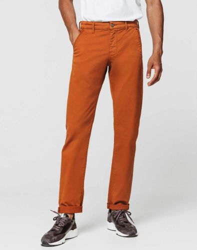 IZAC - Chino fashion orange brûlé - Izac - Modalova