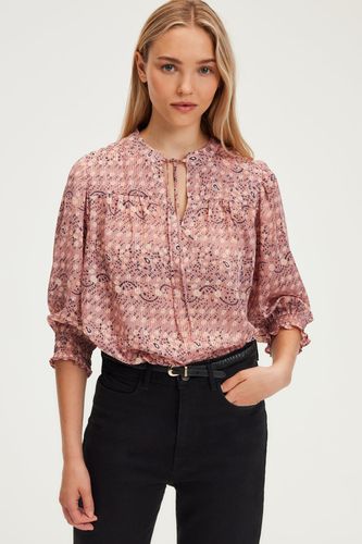 Blouse en mousseline fleurie - BELPHERA - Couleur : / - Taille : T1 - Pablo - Modalova